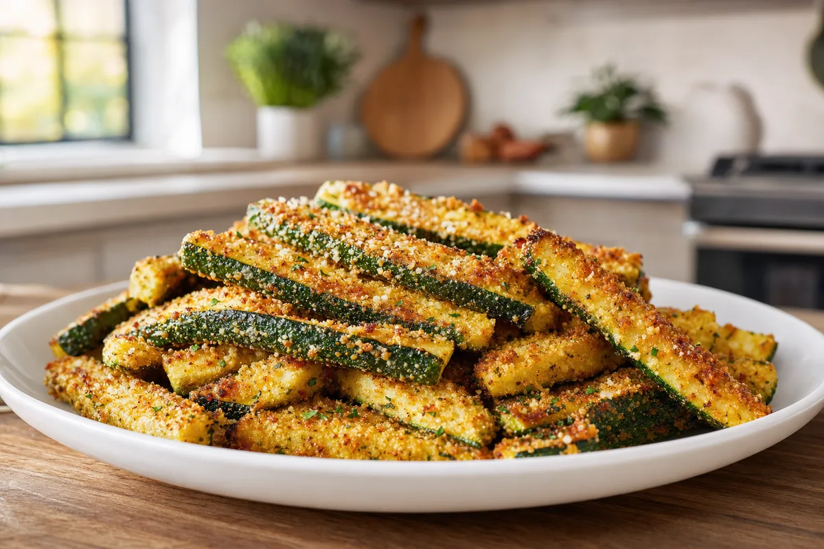 Air Fryer Parmesan Zucchini Fries