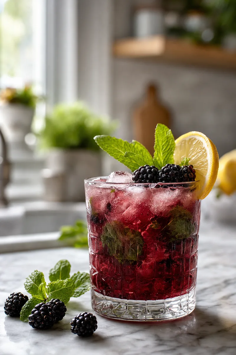 Blackberry Bourbon Smash