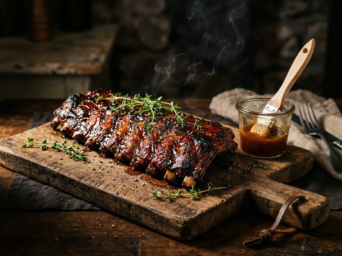 Bourbon-Glazed Baby Back Ribs