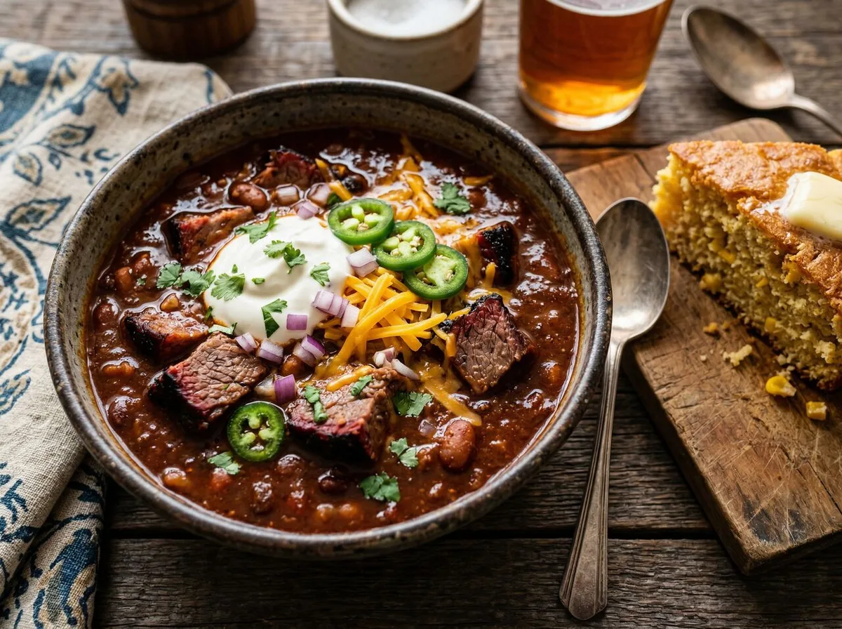Texas-Style Brisket Chili