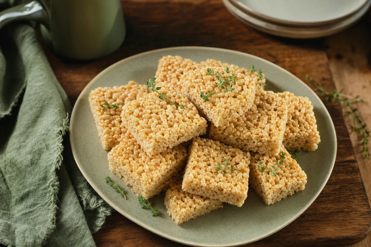 Brown Butter Rice Krispie Treats