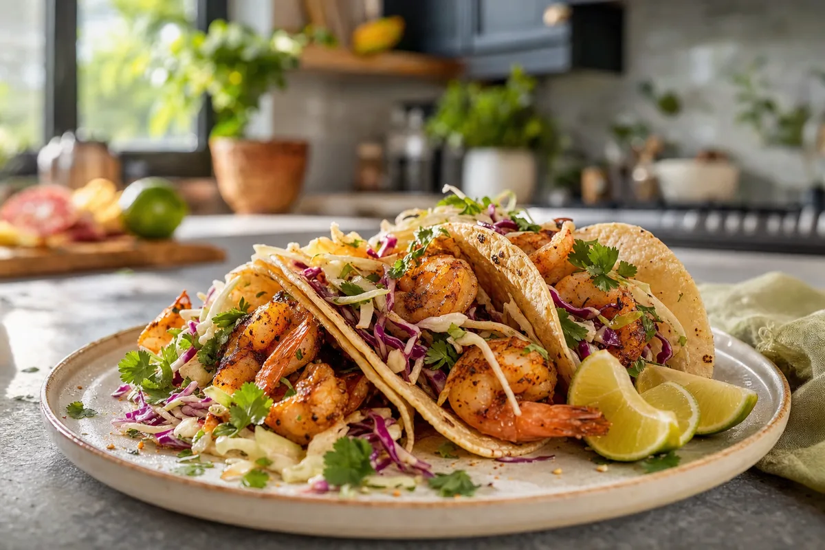 Cajun Lime Shrimp Tacos