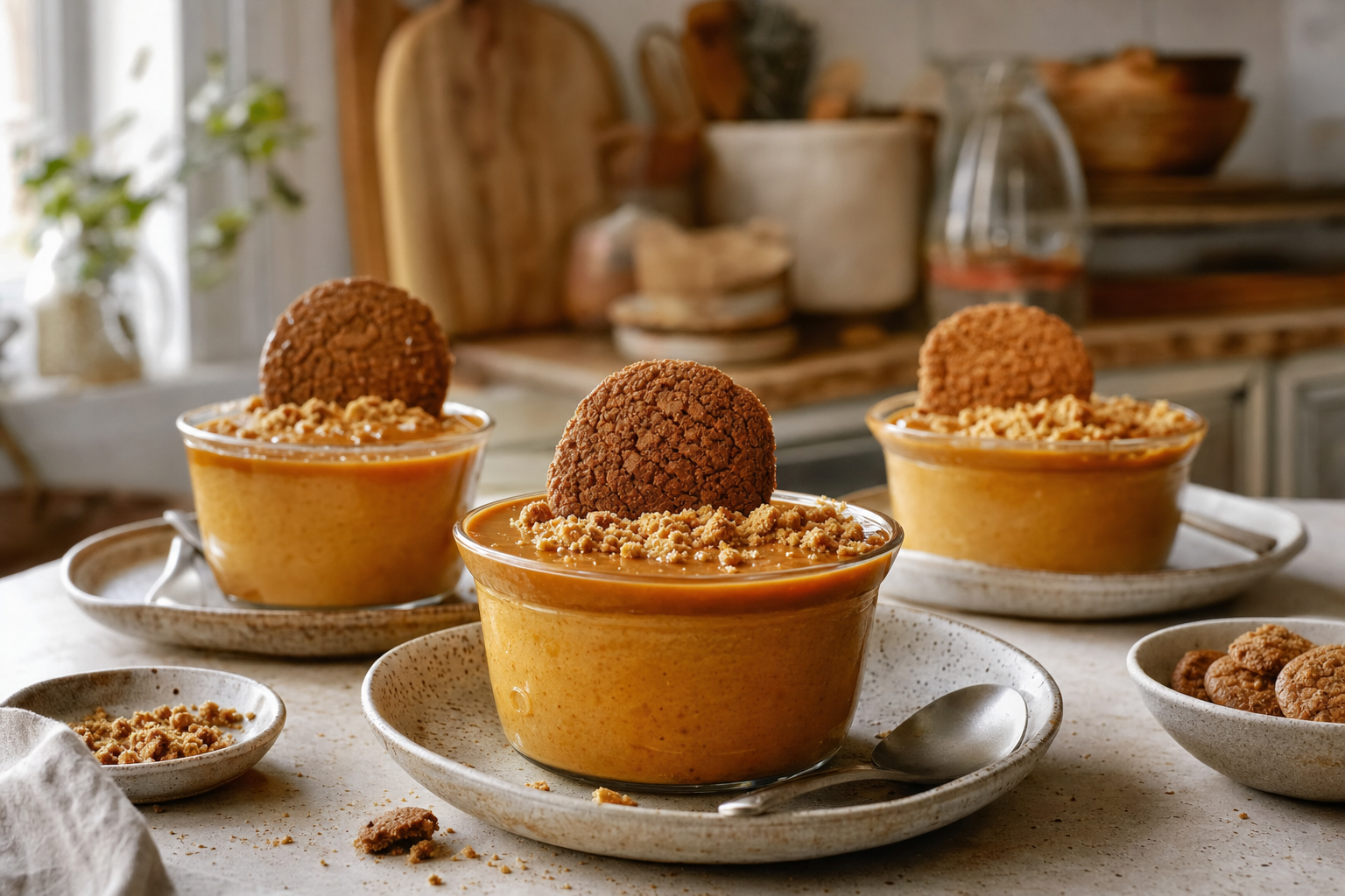 Casey's Miso Caramel Sweet Potato Pudding Cups