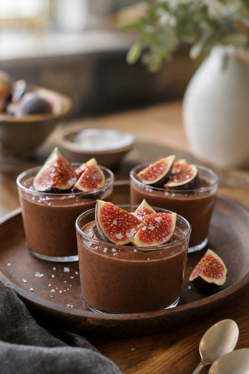 Casey's Salted Honey Fig Chocolate Mousse