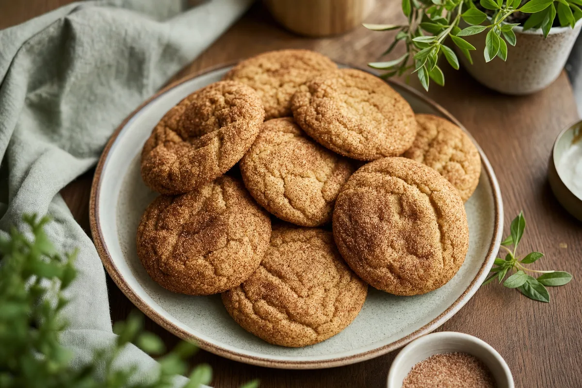 Chewy Brown Butter Snickerdoodles