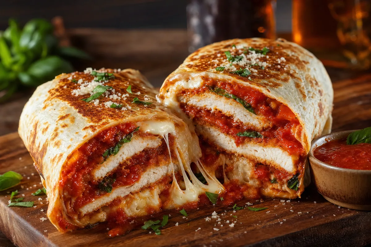 Chicken Parm Burrito