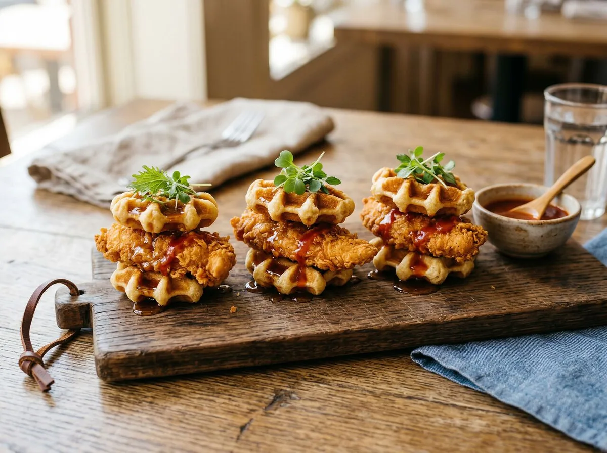 Chicken & Waffle Sliders