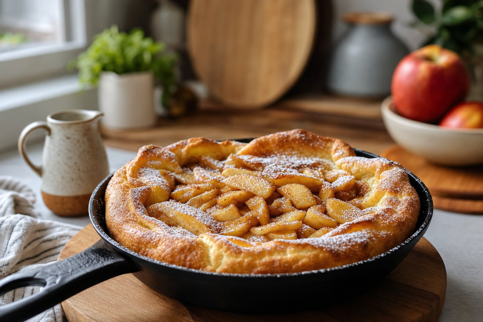 Cinnamon Apple Puff Pancake