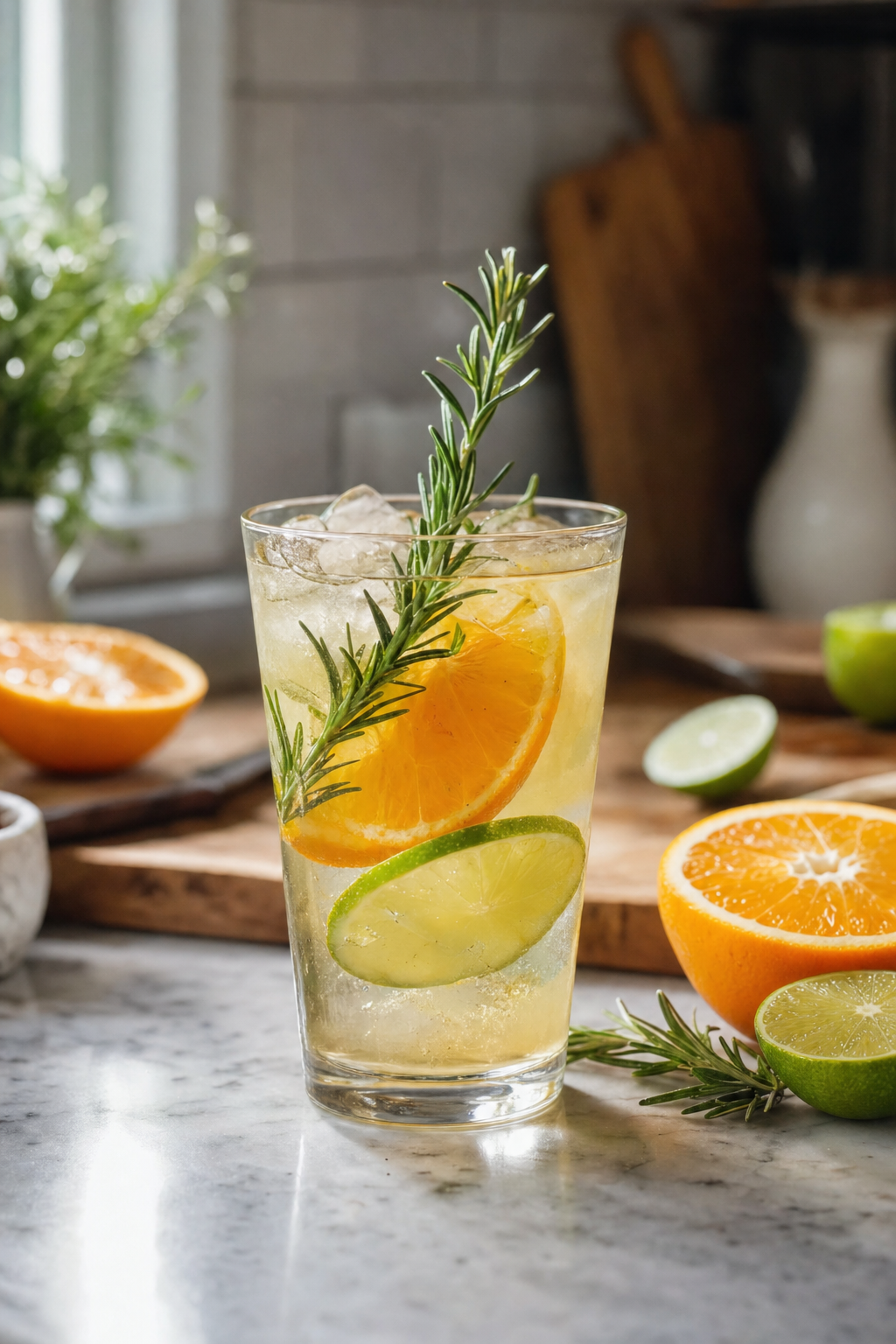 Citrus Rosemary Tequila Tonic
