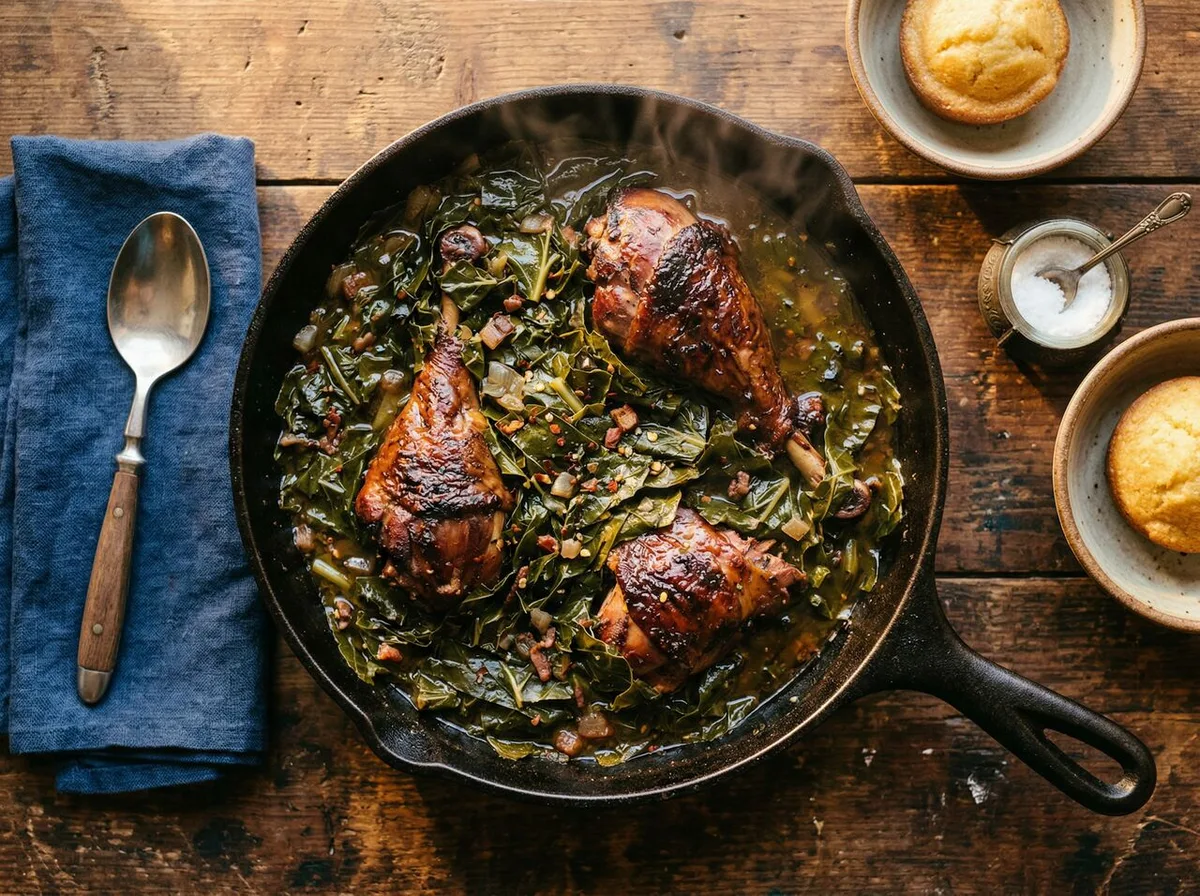 Collard Greens with Smoked Turkey