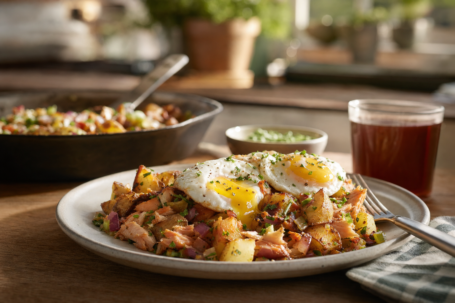 Diner Smoked Trout Potato Hash
