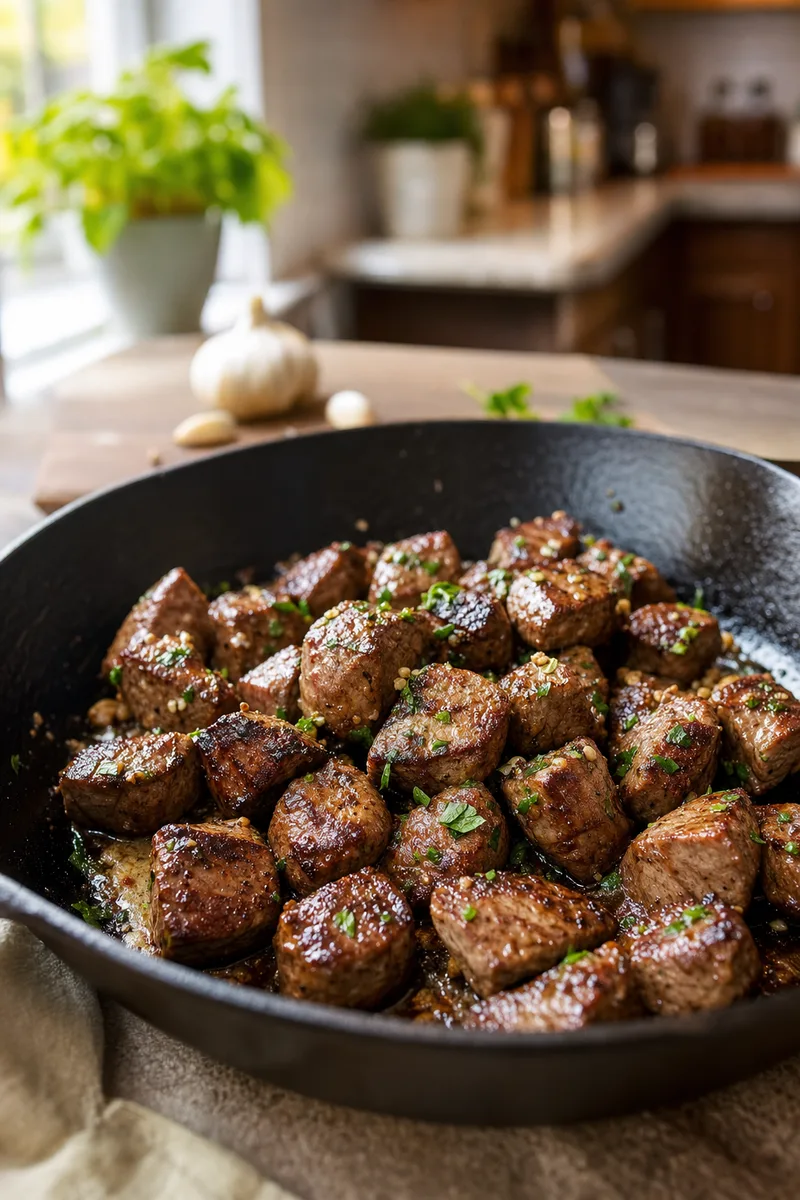 Garlic Butter Steak Bites