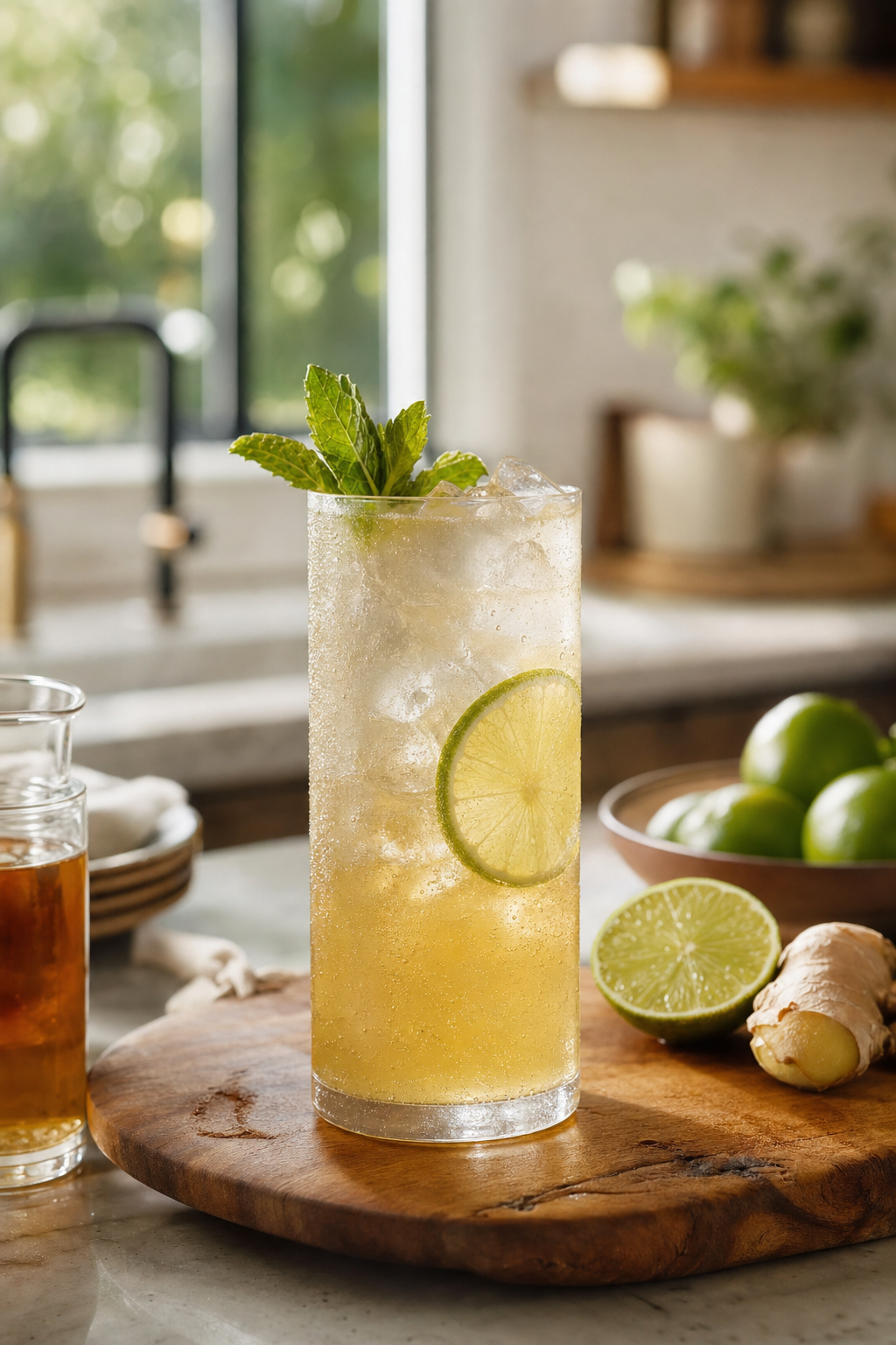 Ginger Lime Bourbon Cooler