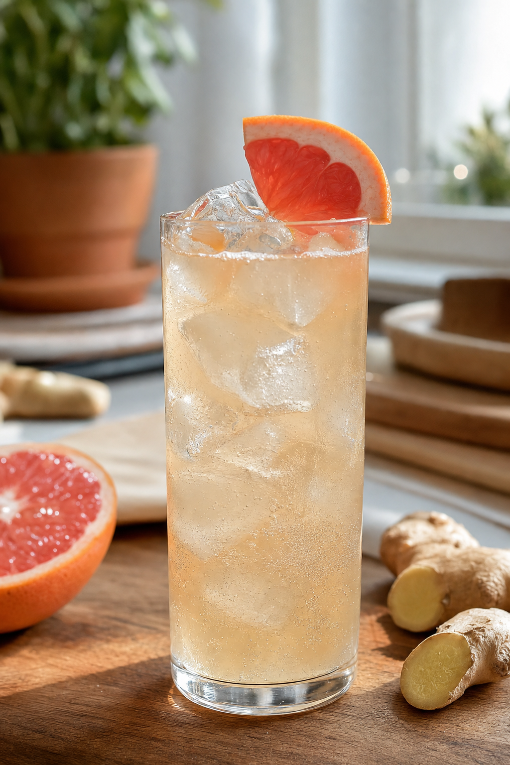 Grapefruit Ginger Tequila Highball