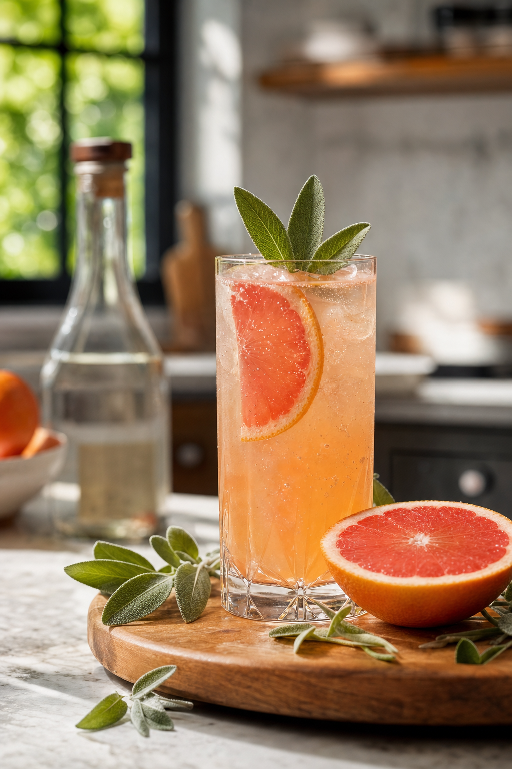 Grapefruit Sage Tequila Cooler