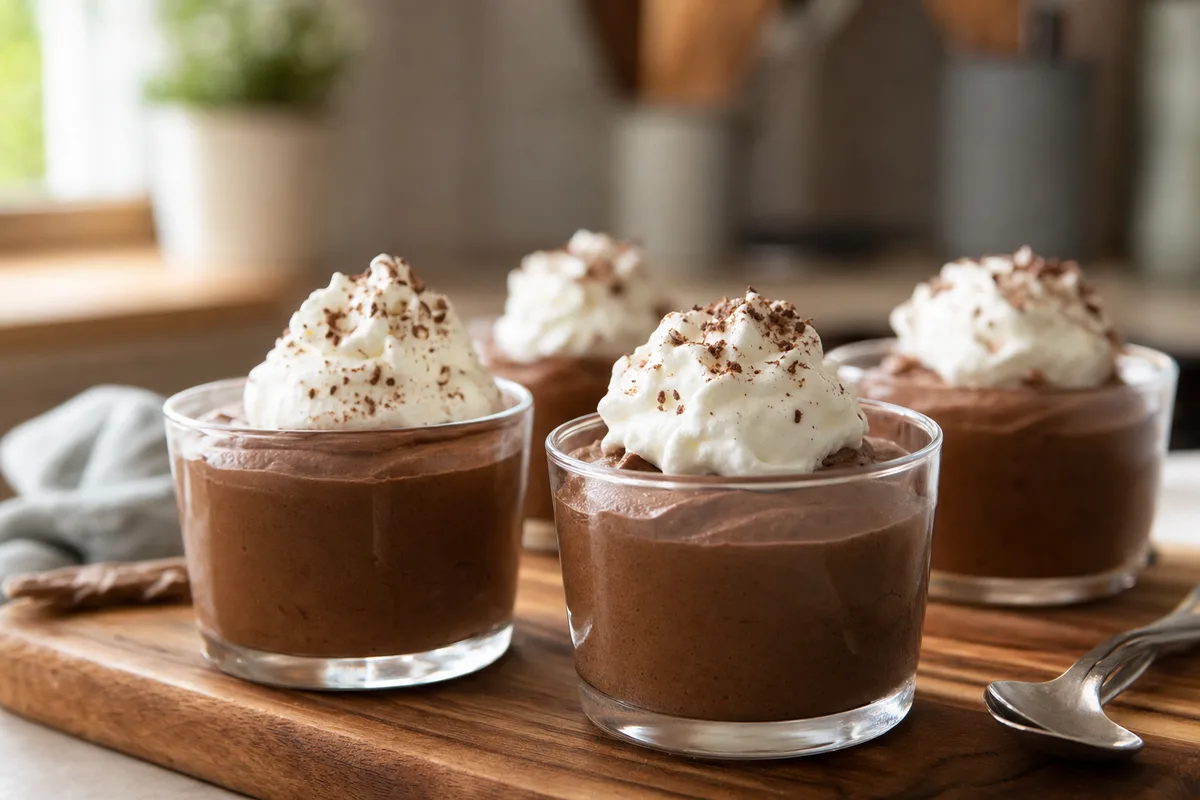 Mini Chocolate Espresso Mousse Cups