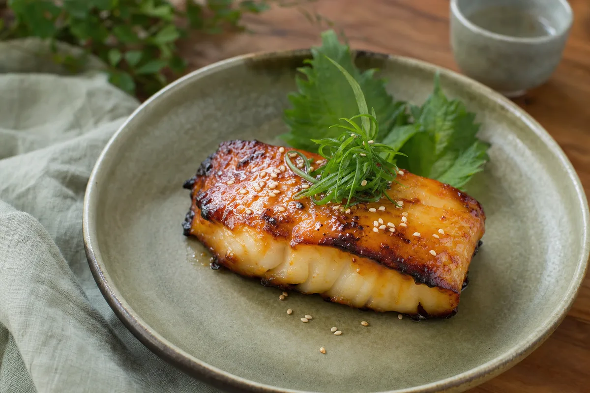 Miso-Glazed Cod