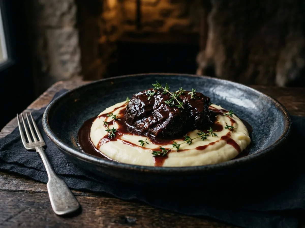 Braised Ox Cheeks
