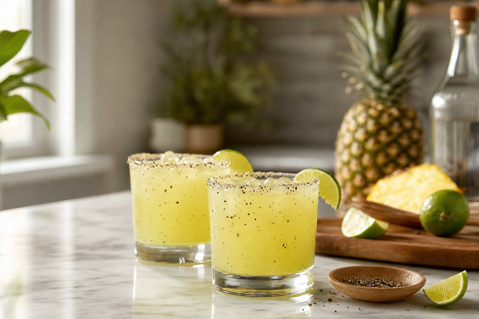 Pineapple Black Pepper Tequila Cooler