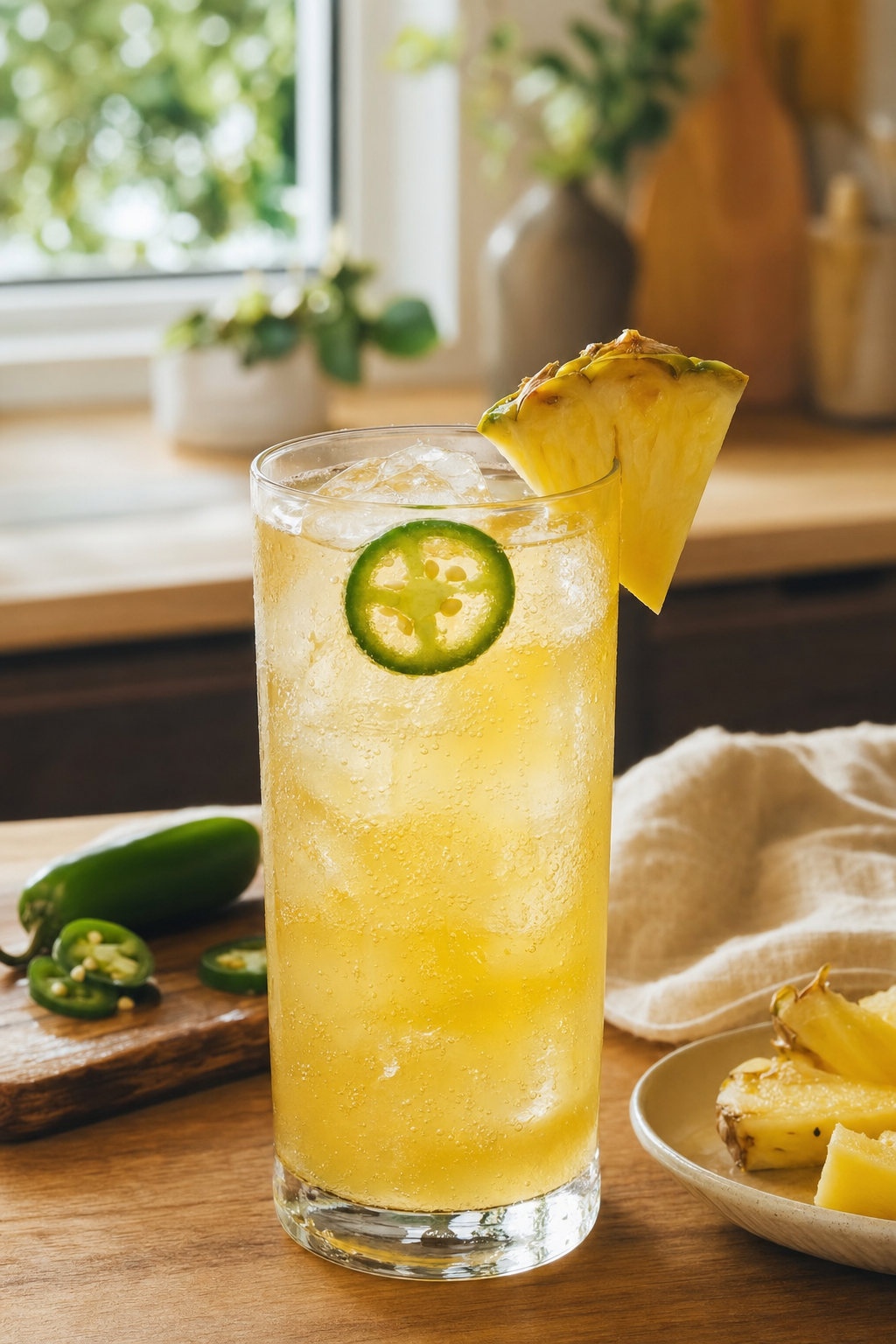 Pineapple Jalapeno Rye Highball