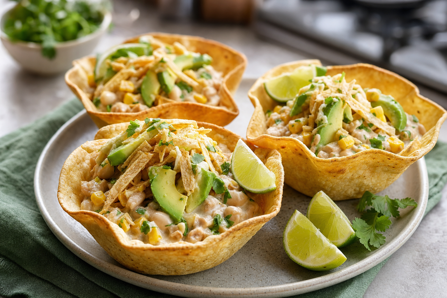 Sam's Campbell's White Chicken Chili Crunch Bowls