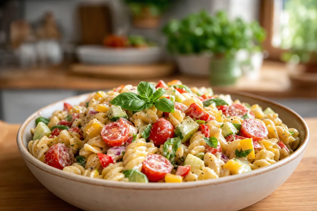 Sam's Creamy Tomato Basil Pasta Salad