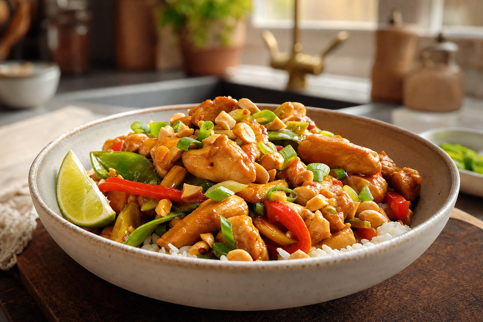 Sam's Ginger-Lime Chicken Stir-Fry