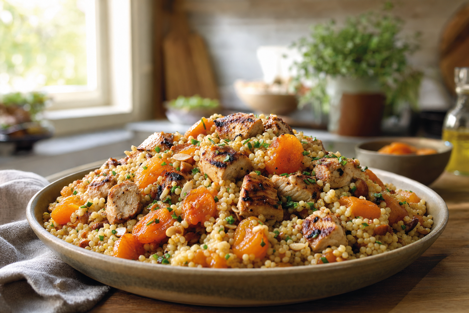 Smoky Apricot Chicken Couscous