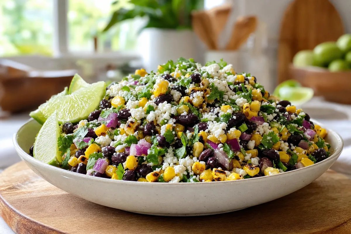 Smoky Black Bean Street Corn Salad