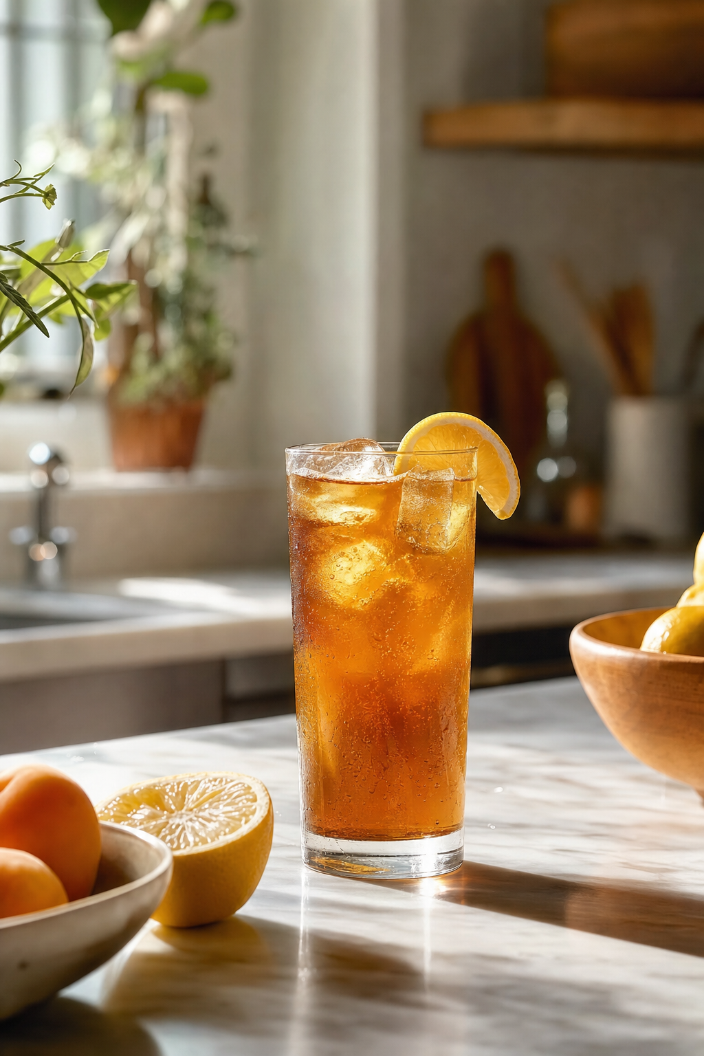 Theo's Apricot Cola Rye Highball
